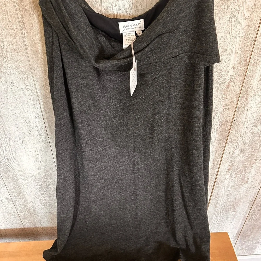 Merino skirt from Coldwatercreek. new with tags. MIDI length.size 14 - Picture 1 of 4